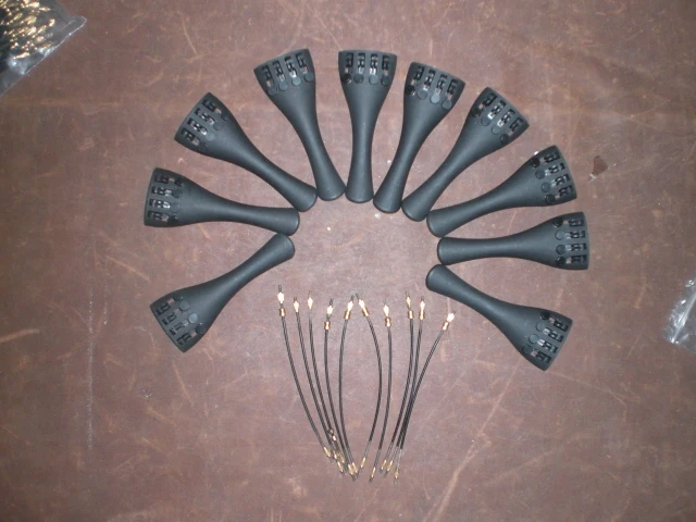 

10 PCs Quality Nylon tail Gut 3/4 with 10 PCs Carbon Tail Piece 3/4