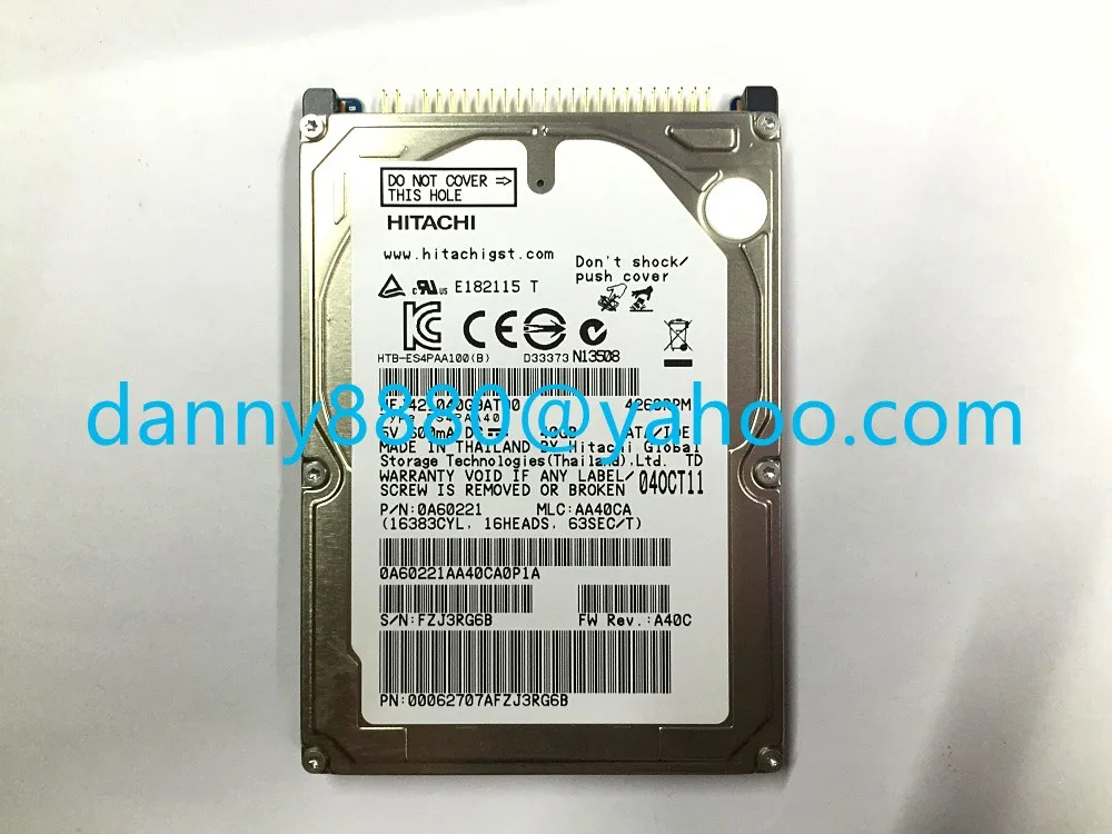 

Free shipping original new Hard Disk drive HEJ421040G9AT00 40GB For HITACHI VW Car HDD navigation systems made in Japan