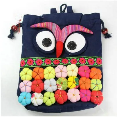 Детский рюкзак в стиле преппи с аппликацией виде совы|gift bag flowers|gifts for the blindgifts direct |