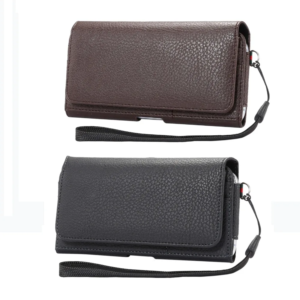 

Case For ZTE nubia Red Magic /V18 /N3 /Z11 Max Horizontal Waist Holster Bag With Card Slots Magnetic Pouch Litchi pattern Cover