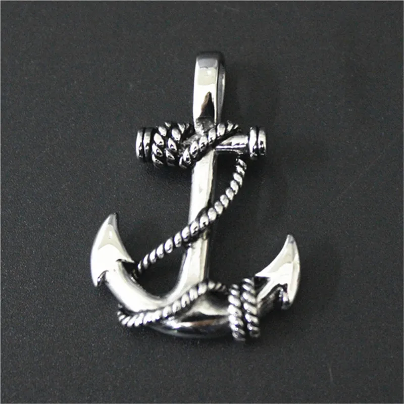 

Support Dropship Newest Polishing Anchor Pendant 316L Stainless Steel Band Party Popular Anchor Pendant
