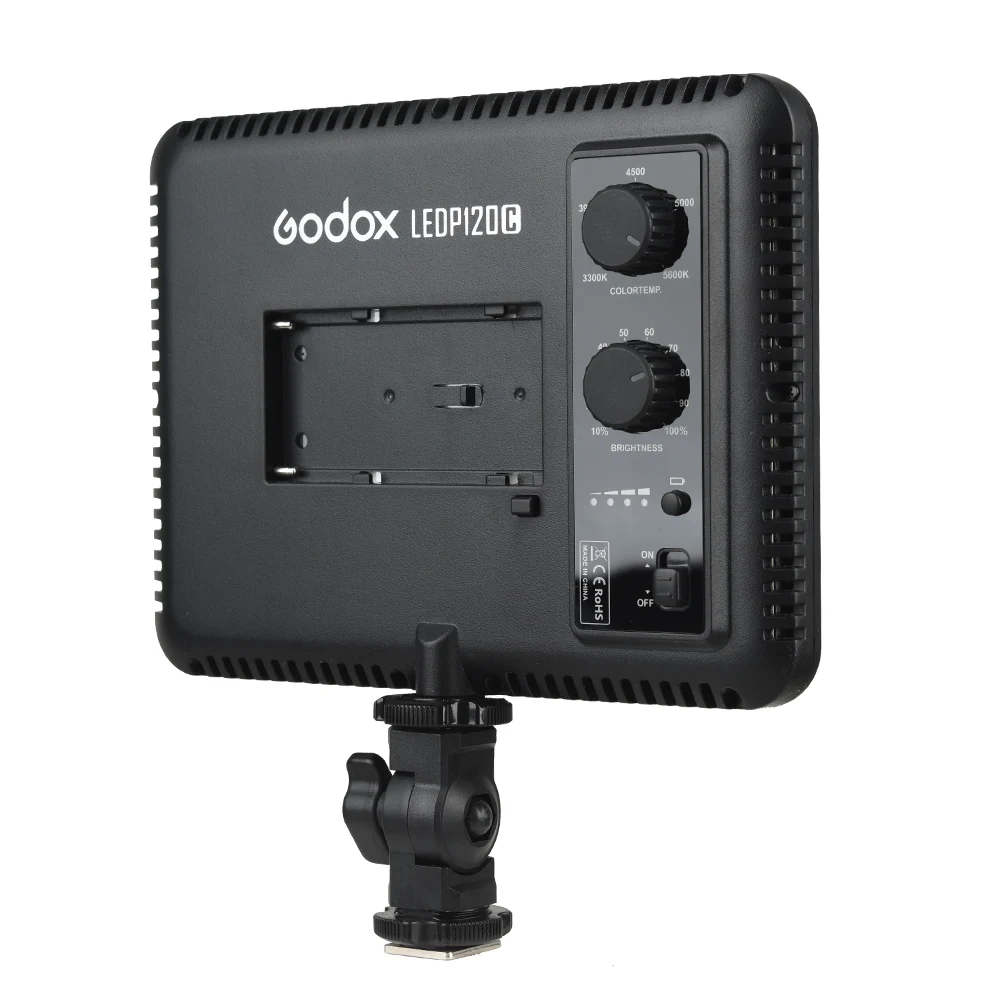  GODOX Ultra Slim Led Video Light LED P120C Studio Continuous LED Video Light Lamp with Panel For Ca - 32852282584