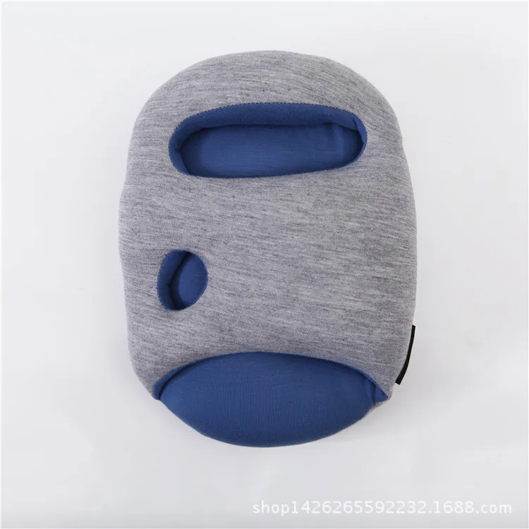 Новая Перчаточная Подушка для путешествий для самолета подушка для шеи аксессуары для путешествий 4 цвета удобные подушки для сна домашний текстиль - Цвет: Синий