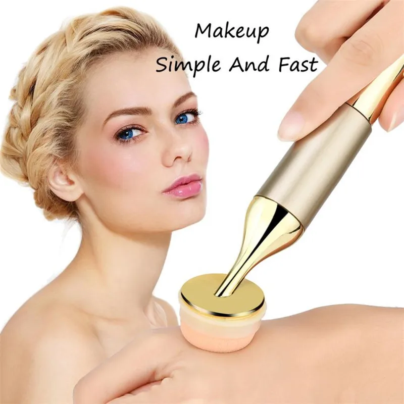 3D Vibration Electric Make Up Foundation Powder Puff Auto Face