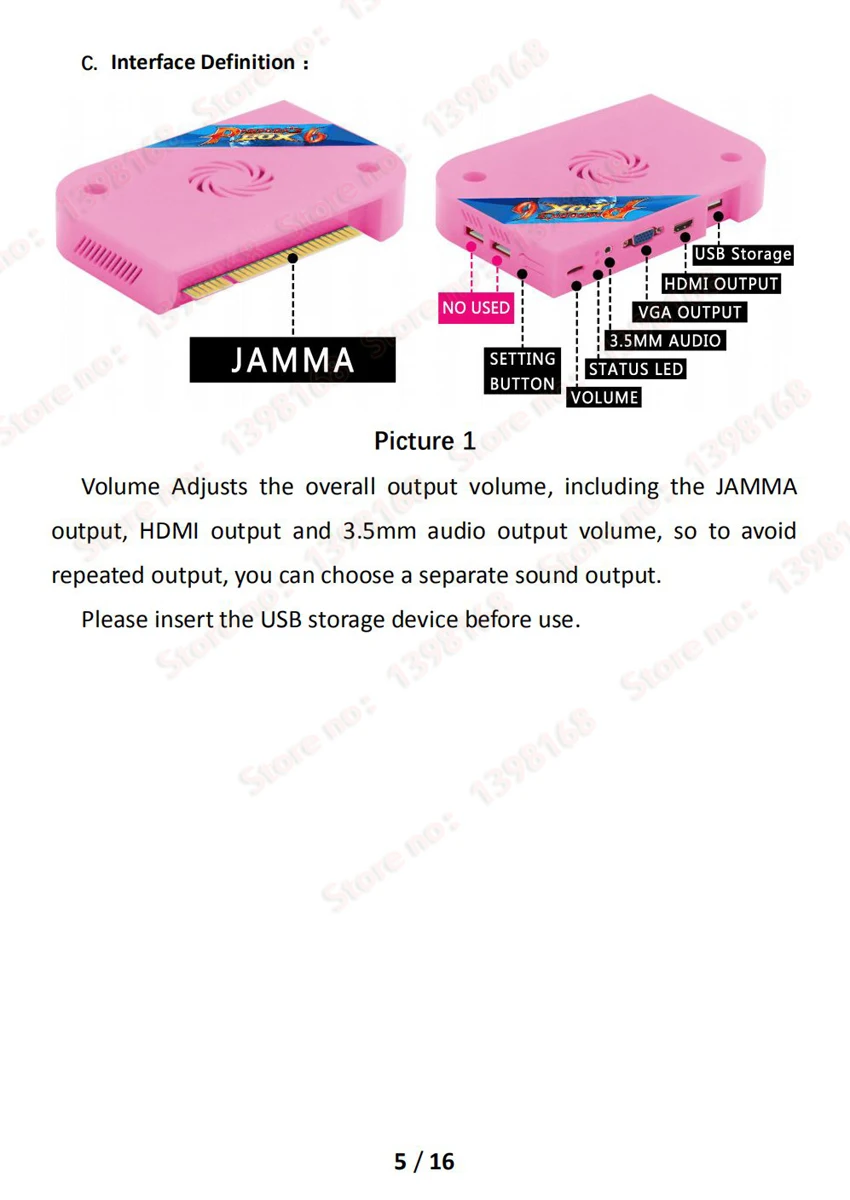 Pandora's box 6 HD 1300 в 1 Jamma мульти Аркада доска поддержка CGA/VGA/HDMI Pandora 4 для видео