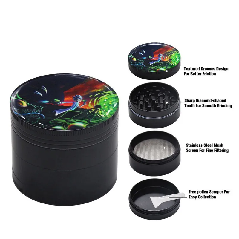 

personality four-layer smoker / broken machine Grinde pipe fittings