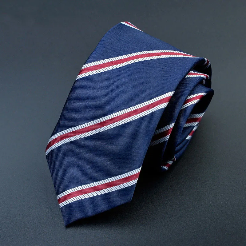 Мужские Узкие галстуки 6 см, полиэстеровый Шелковый узкий галстук на шею, галстук в полоску и горошек, мужские свадебные аксессуары, тонкие галстуки - Цвет: CY06-11