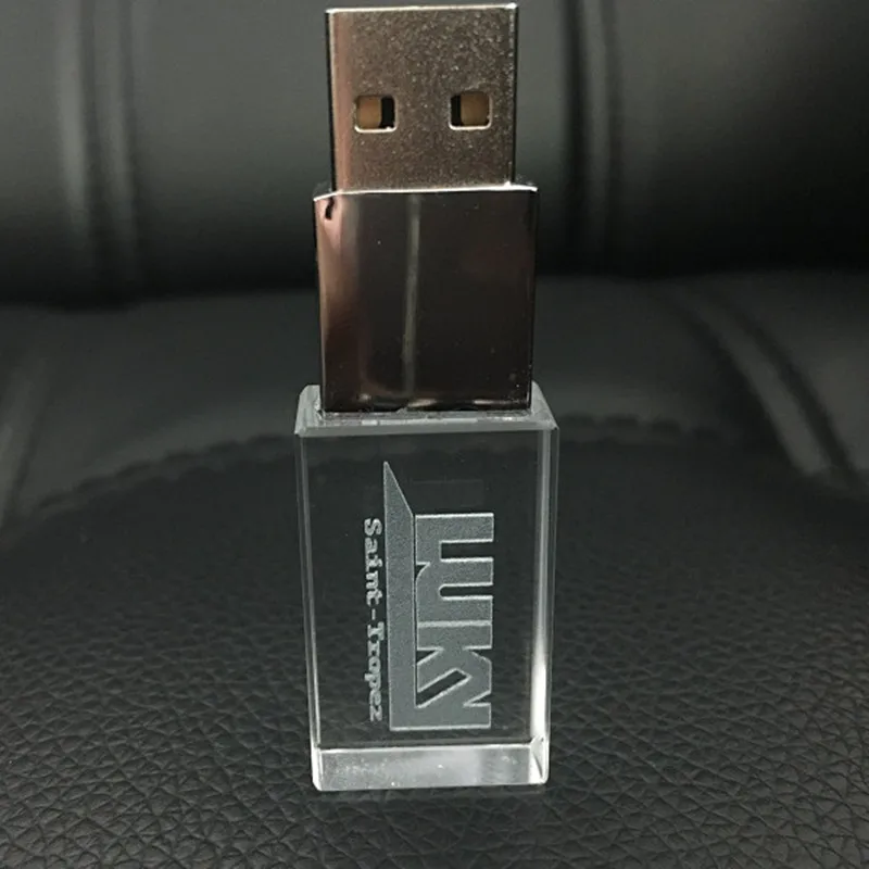 Гравировка логотипа: Usb2.0 32 ГБ 16 ГБ 8 ГБ 4 ГБ Usb флеш-накопитель 3D пользовательский логотип высокоскоростной хрустальный стеклянный Usb флеш-накопитель фотография подарок