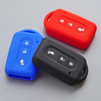 

Car Key Silicone FOB hood case Cover shell skin protect For Nissan Duke MICRA QASHQAI JUKE X-Trail NAVARA Remote keyless Repair