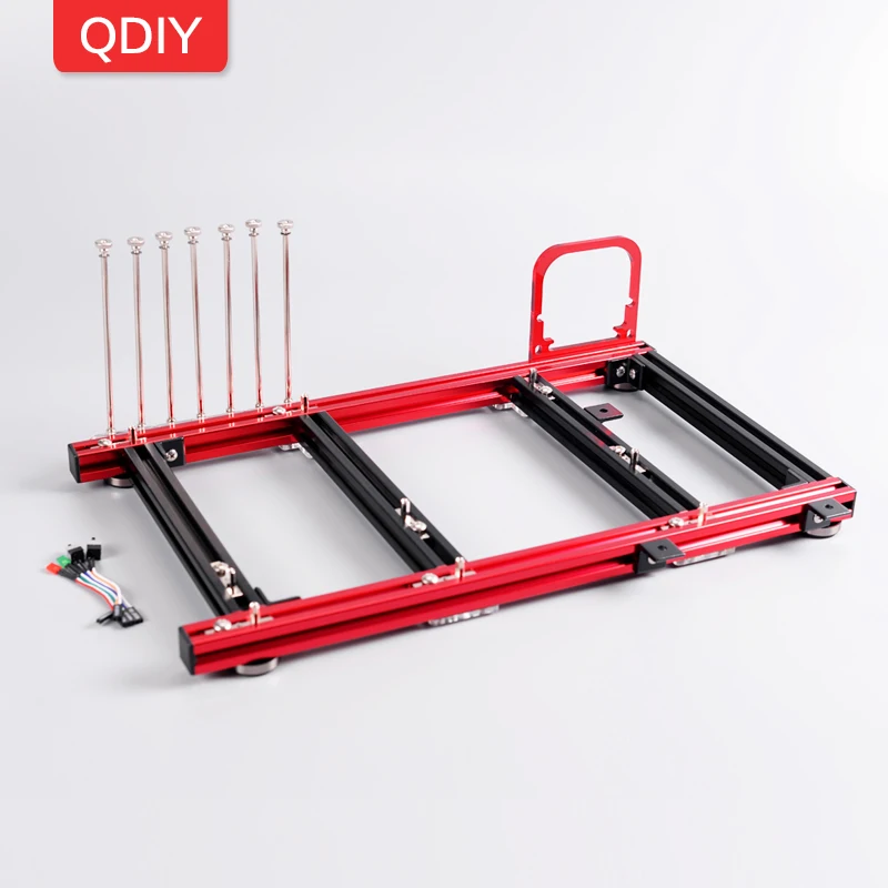 QDIY PC JMK6 ATX алюминиевый сплав горизонтальный Полный открытый летний медведь чехол