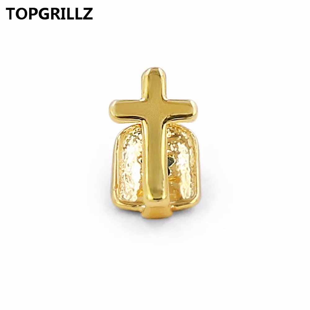 TOPGRILLZ мужские Новые Позолоченные с открытым лицом, Корона скорпиона, однозубные грили, крышка, глянцевая полировка, хип-хоп Bling Grillz