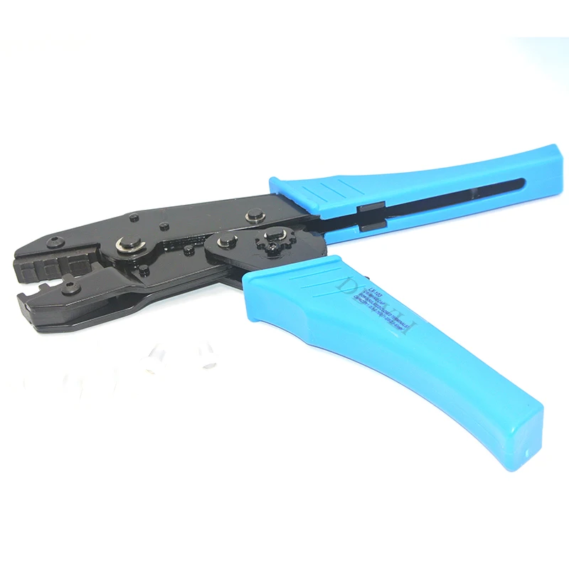 1X Blue AWG 22-10 0.5-6.0mm For Crimping Pliers Insulated Terminals Ratchet Tool 