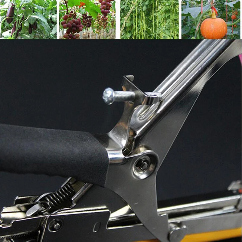 Qeleven  Vegetable And Fruit Bundling Machine Hand Tying Machine Garden Tool Tapetool Tapener Packing Stem Strapping Binding 