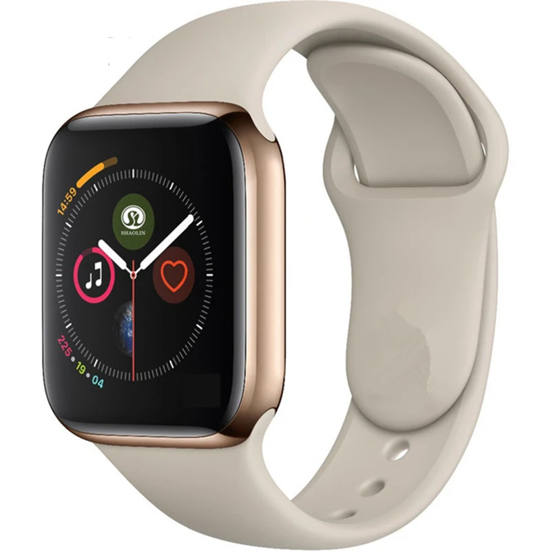 smartwatch with red button