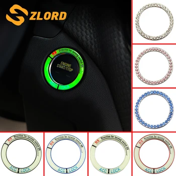 

Zlord Car Engine Ignition Key Ring Stickers for Ford Focus 2 3 4 MK2 MK3 MK4 2005 - 2017 ST Mondeo Fusion 2013 Car Styling