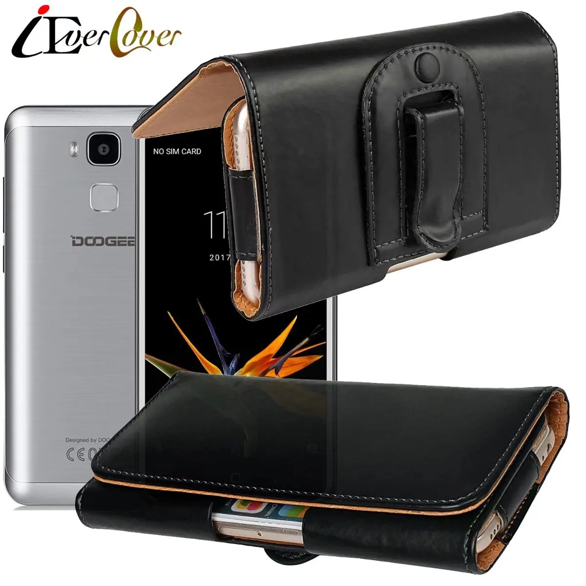 Горизонтальный чехол из искусственной кожи Для Doogee T5 / Lite X5 Max Pro T3 T6 F7