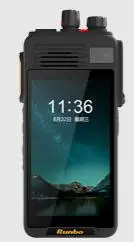Runbo K2 4 дюймов ips экран IP67 Водонепроницаемый 4 Вт DMR UHF прочный смартфон четырехъядерный 4 г LTE DMR Радио рация телефон - Цвет: standard