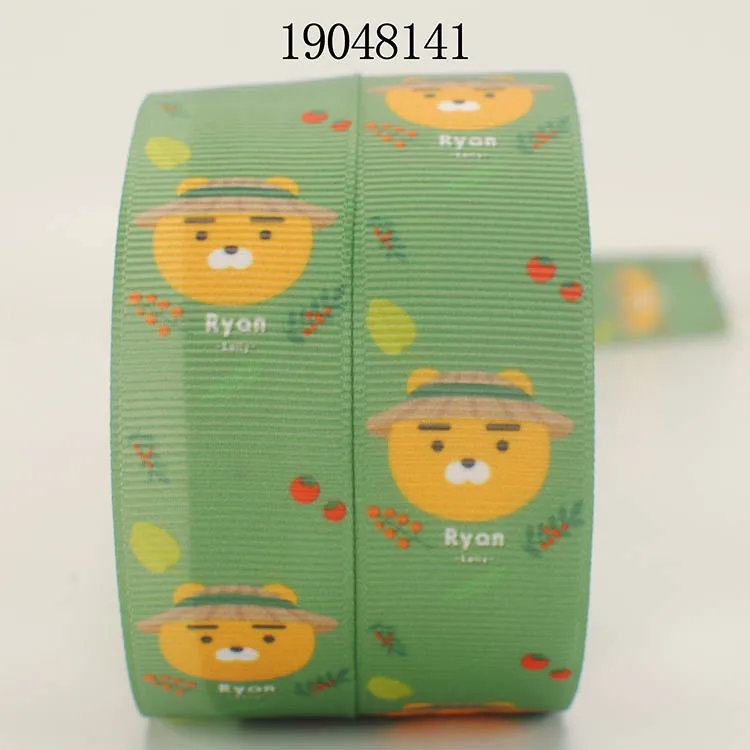 50 ярдов милый медведь лента с узором печатных grosgrain ленты 19048140