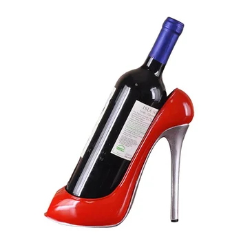 

High Heel Shoe Champagne Wine Bottle Holder Stylish Rack Gift Basket Accessories for Home Bar Accessories Home Bars