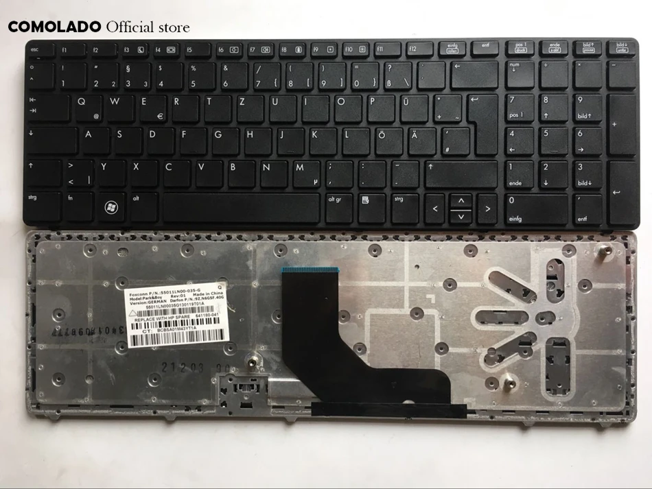 GR Germany keyboard FOR HP for EliteBook 8560p 8570P 8560B 6560b 6565b black keyboard GR Layout