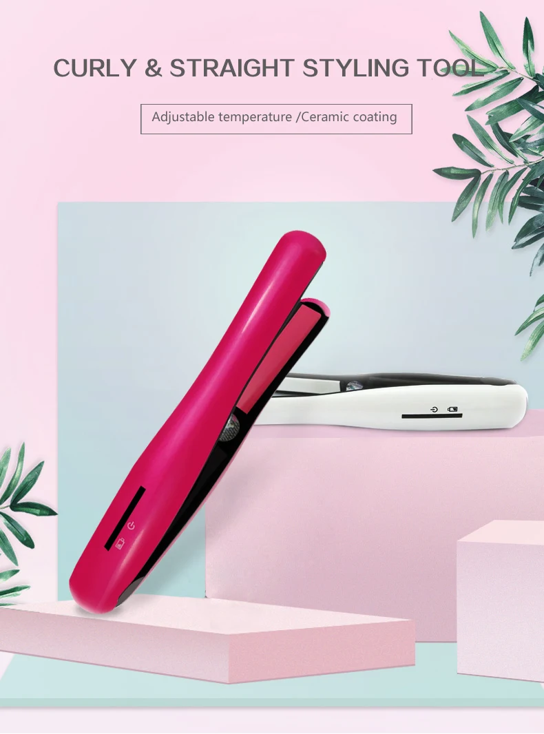 TINTON LIFE мини портативное зарядное устройство с USB выпрямитель для волос бигуди Быстрый Нагрев Керамические бигуди для завивки волос выпрямитель утюги