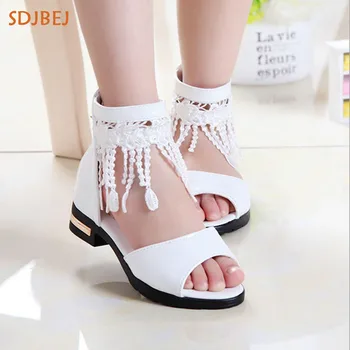 

Children Girls Sandals Shoes Summer Fashion Girls Princess Shoes Flat Children's Girls Shoes Enfants Chaussures Filles