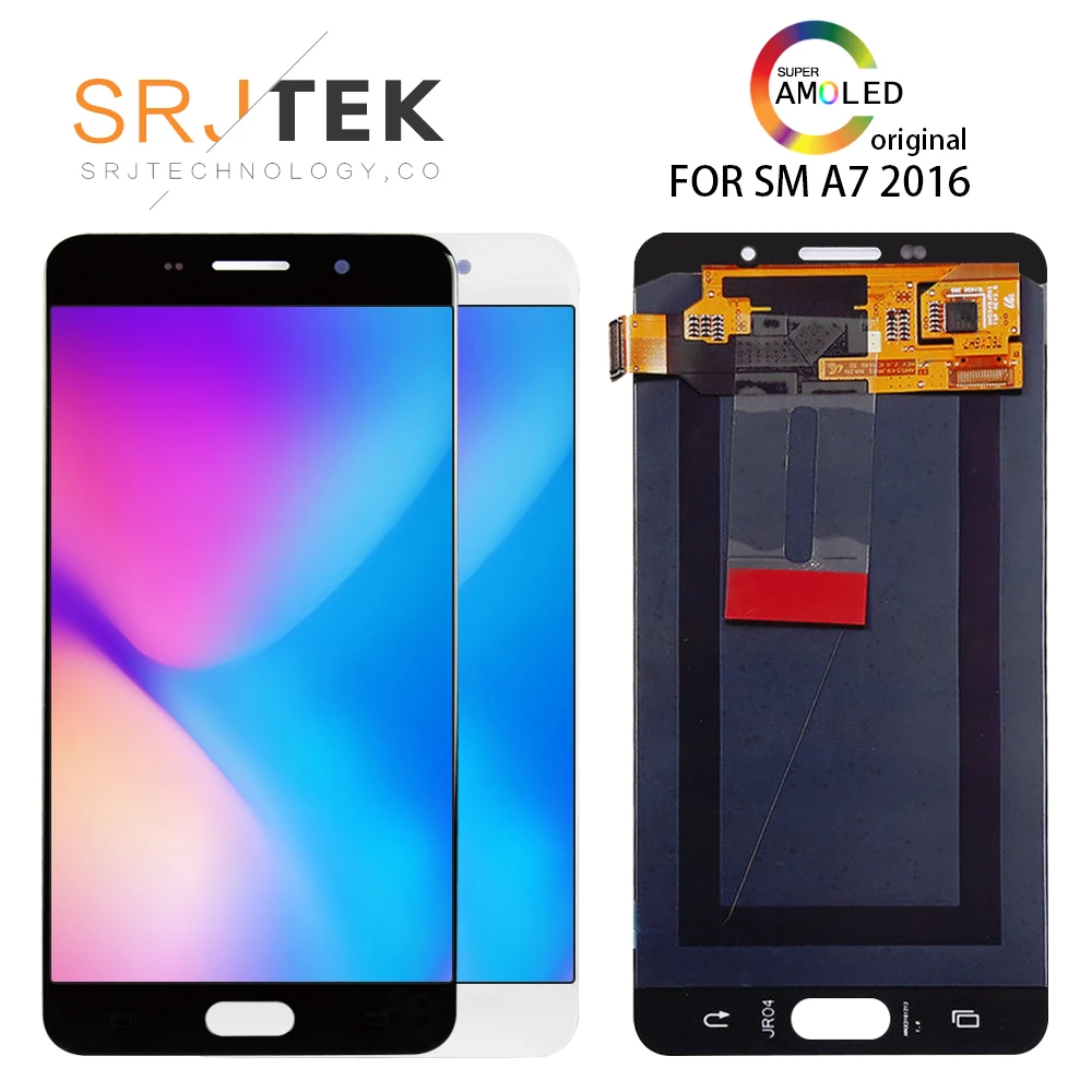 

Original 5.5'' Super AMOLED LCD for SAMSUNG Galaxy A7 2016 LCD Display A7100 A710F A710 LCD Touch Screen Digitizer Replacement