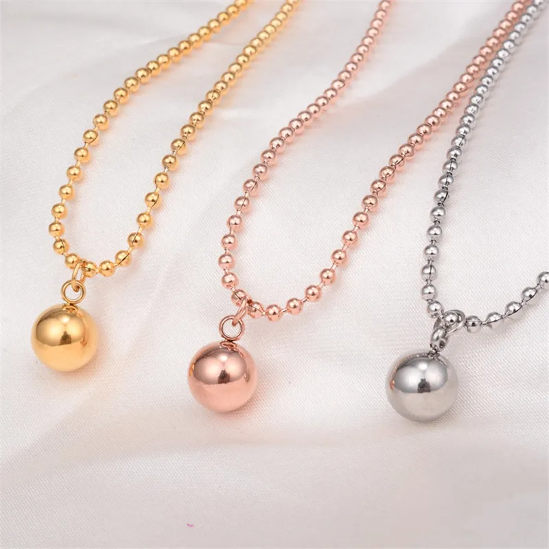 Martick Smooth Steel Ball Pendant 
