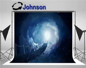 

bridge outer space theme backdrops Vinyl cloth High quality Computer print wall photography studio background