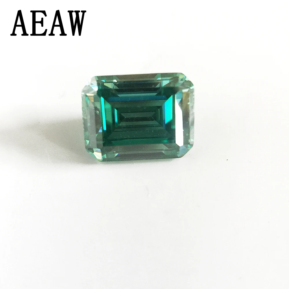 

Emerald Baguette Cut Brilliant 4x6mm 0.8CT Green Moissanite Loose Stone VVS Excellent Cut Grade Test Positive Lab Diamond