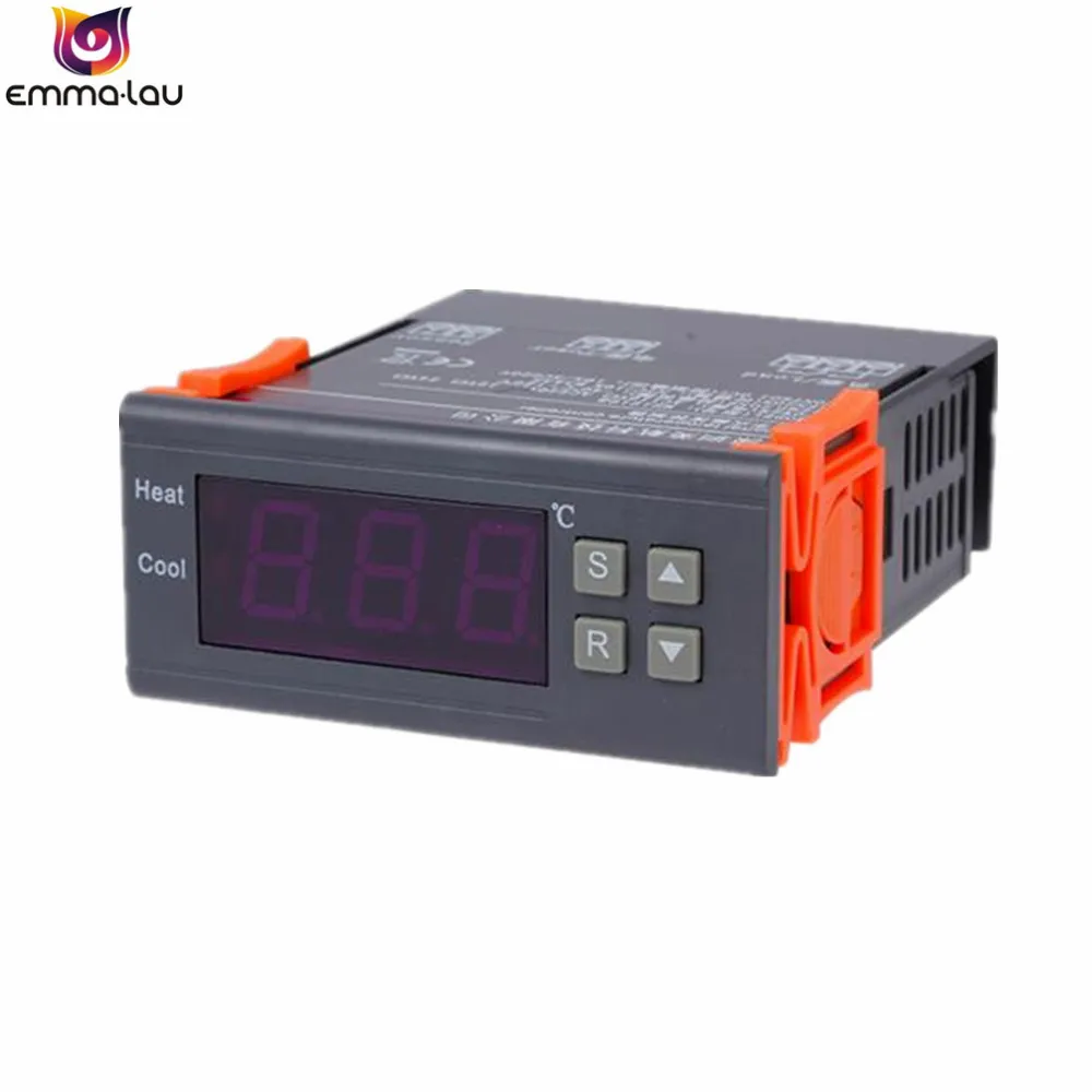 

Intelligent Digital Thermostat Temperature Controller 220V 110V 24V 12V AC DC Relay Refrigeration Heating Control Switch +Sensor