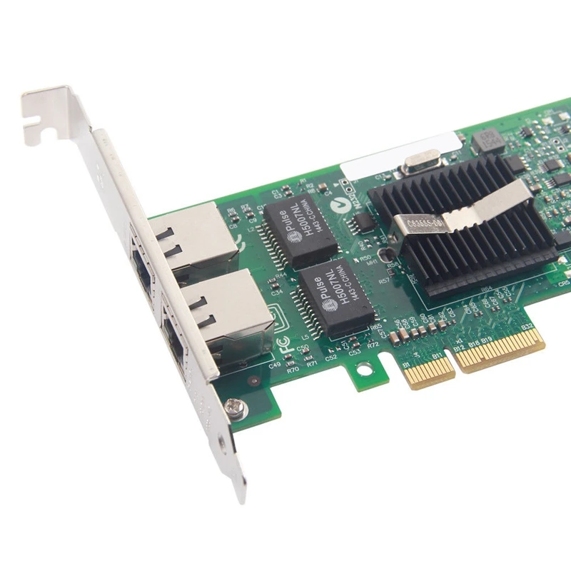 Двухпортовый сетевой контроллер Pci-E X4 Gigabit Ethernet 10/100/1000 Мбит/с Lan контроллер для адаптера проводной 82576 Eb/Gb E1G42Et