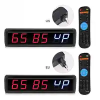 2.3'' LED Digital Clock Multi-function Programmable Clocks Interval Timer Big Stopwatch Home Gym Fitness Clock Desk Decor