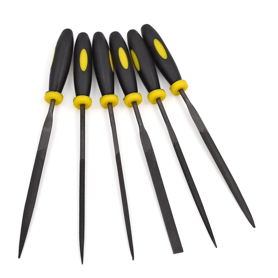 

6pcs 3mm 4mm 5mm Metal File Mini Assorted Rasp Diamond Needle File set Repair Tool Jewelry Wood Grinding Hand File Tools