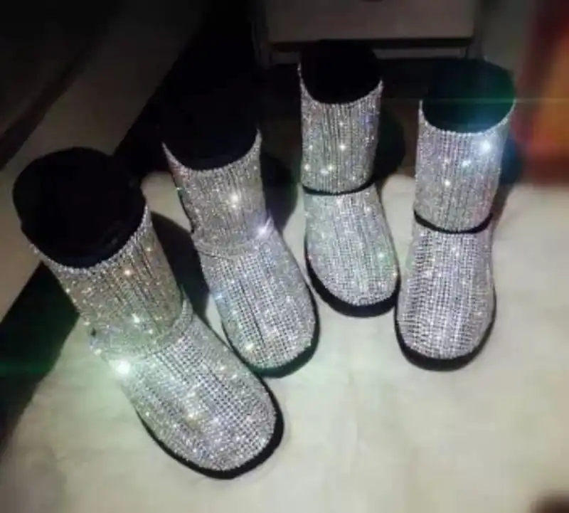 Rhinestone snow boots Clearance