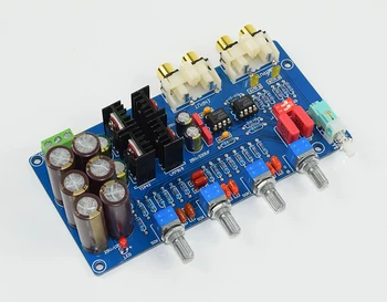 

breeze audio JRC5532 Pre Amplifier Music Volume Tone Control Board Fever op amp preamplifier board AC Dual 12V-18V