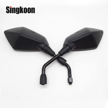 

FOR Yamaha XJR 1300 FZ1 FZ6 FZ8 MT 07 03 MT 09 Universal 10mm Motorcycle Rearview Mirrors Black Scooter side retroviseur moto