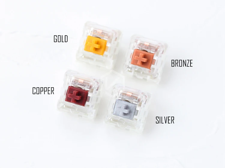 kailh speed switch RGB SMD Gold Golden Silver Copper Bronze Pink MX RGB Swithes For Backlit Mechanical Gaming keyboard 10