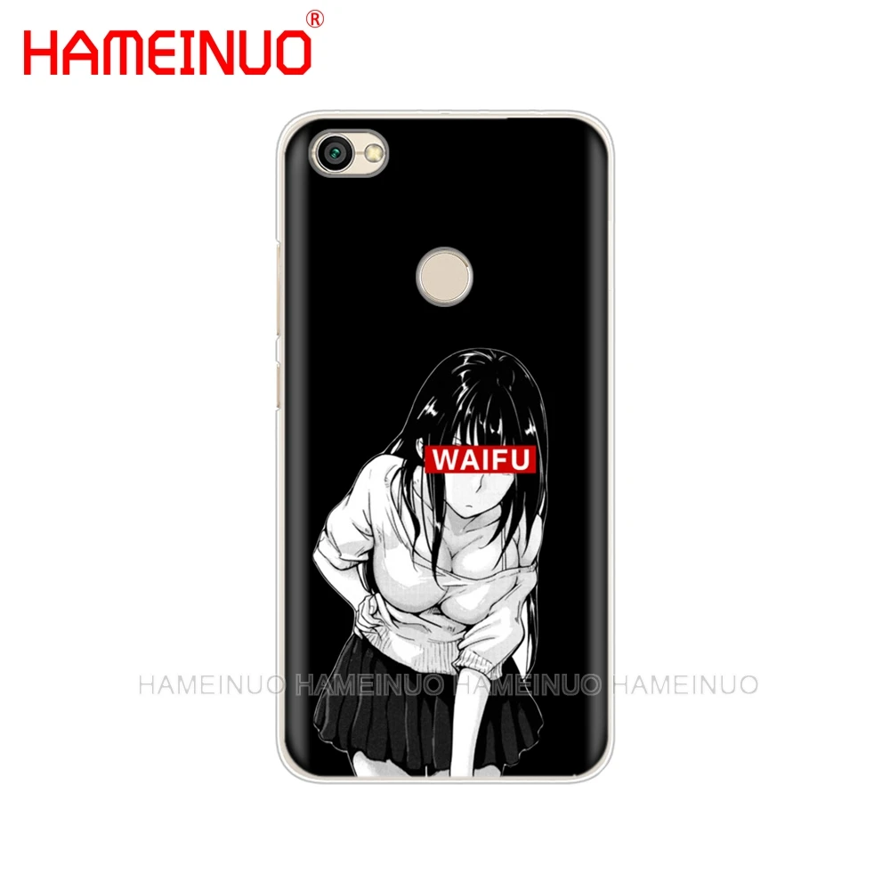 HAMEINUO Sugoi Senpai Anime waifu Cover phone Case for Xiaomi redmi 5 4 1 1s 2 3 3s pro PLUS redmi note 4 4X 4A 5A