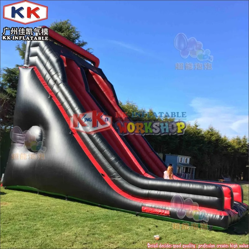 Furioso Maletín patrocinador Tobogán inflable gigante comercial para adultos, 7 metros de alto, precio  de venta de fábrica China, inflable, KK|Castillos inflables| - AliExpress