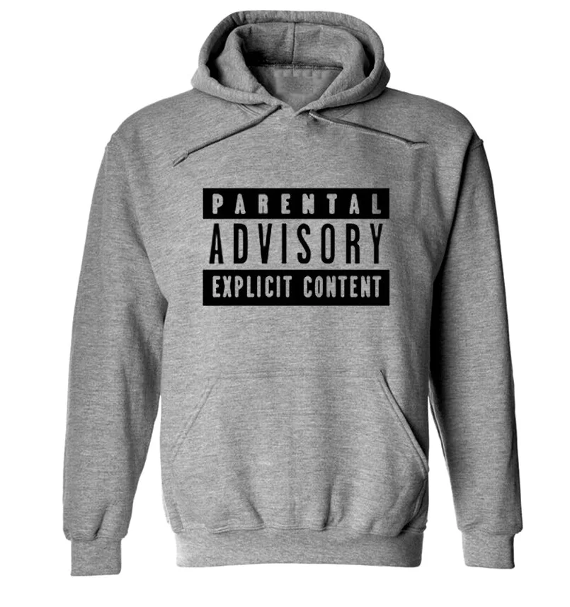 Hombres / mujeres Parental Advisory Content hoodies sudadera pullover con capucha delgada sudor camisa chándal outwear ropa deportiva|tracksuit womens|shirt casualshirt metal - AliExpress