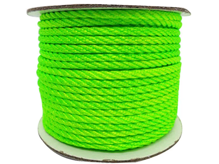 

3mm Neon Green Twist Twine Nylon Cord-30m/Roll DIY Jewelry Findings Accessories Macrame Rope Bracelet Necklace String