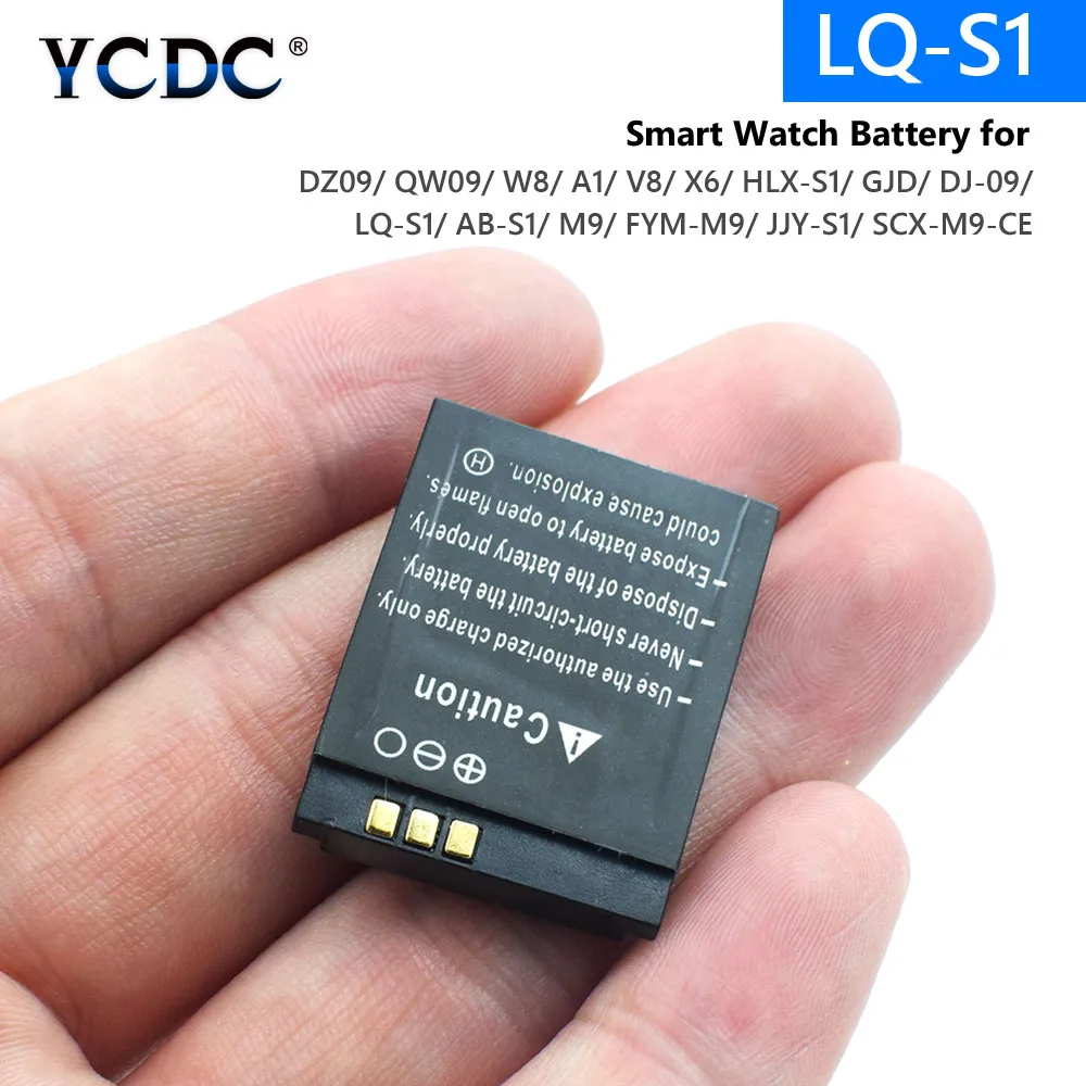 

DZ09 smart phone, watch, 3.7V rechargeable LQ-S1, general purpose AB-S1 lithium battery, A1 special offer