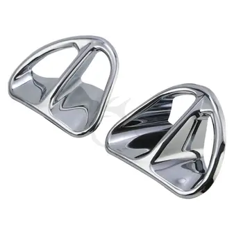 

Chrome Fairing Air Intake Accents For Honda GL1800 Gold Wing Airbag ABS Audio