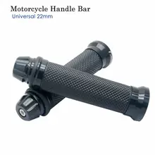 1 комплект левая и правая рукоятка Крышка Универсальный алюминиевый черный Мотоцикл аксессуары ручка бар ручки 22 мм 25 мм 7/8"
