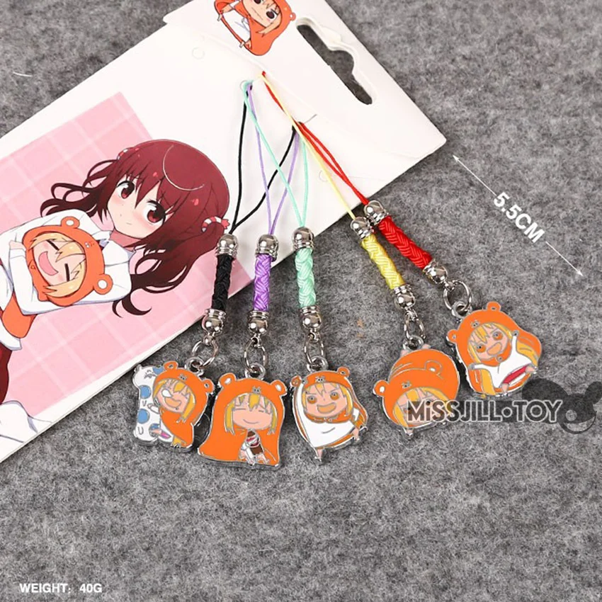 1/5 шт. модные ювелирные украшения подвеска Himouto! Брелок с фигуркой Умару тян в