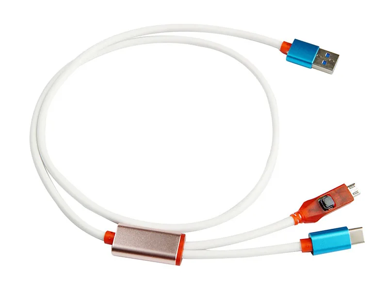 Oityn USB +Type C Cable 2 in 1 Deep flash cable for Xiaomi Redmi EDL