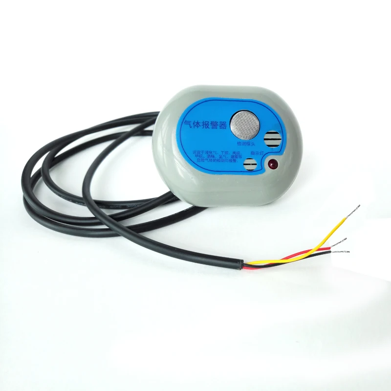 

Enhanced four way WiFi dangerous gas alarm simulator sensor control MQ2 line for 3 core wire