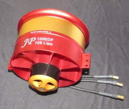 JP 120EDF 12S Lipo JP 120mm Full Alloy Metal EDF with Motor for 12S 5060 750KV 14S