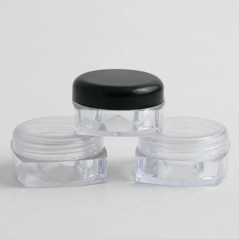 50 x 10g DIY Mini Portable Small Jars Pot Box Makeup Nail Art Cosmetic Bead Storage 1
